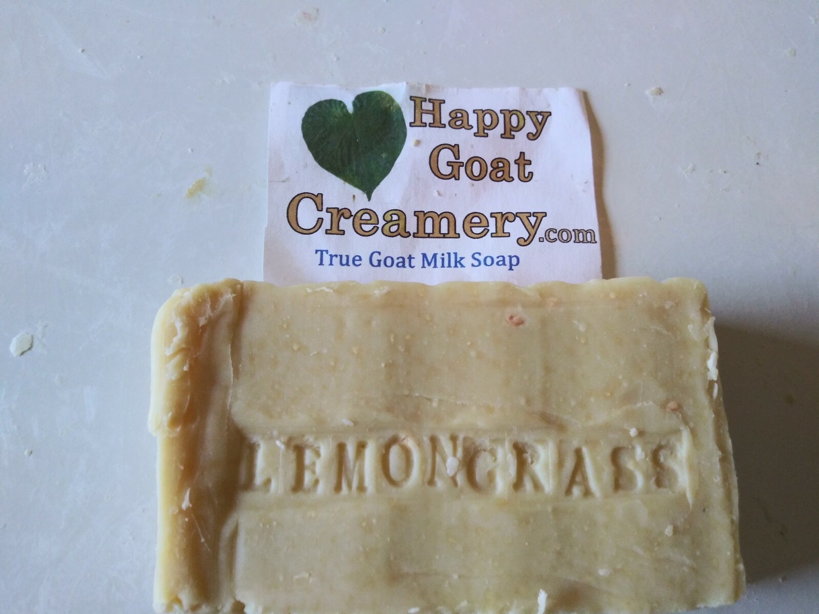 12 BARS RAW GOAT MILK SOAP HAPPY GOAT CREAMERY OATMEAL & HONEY LAVENDER SPEARMIN