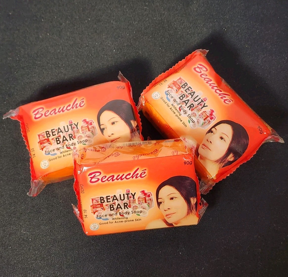 3 x Beauche international Kojic Papaya Beauty Soap Lot of 3 USA SELLER NEW