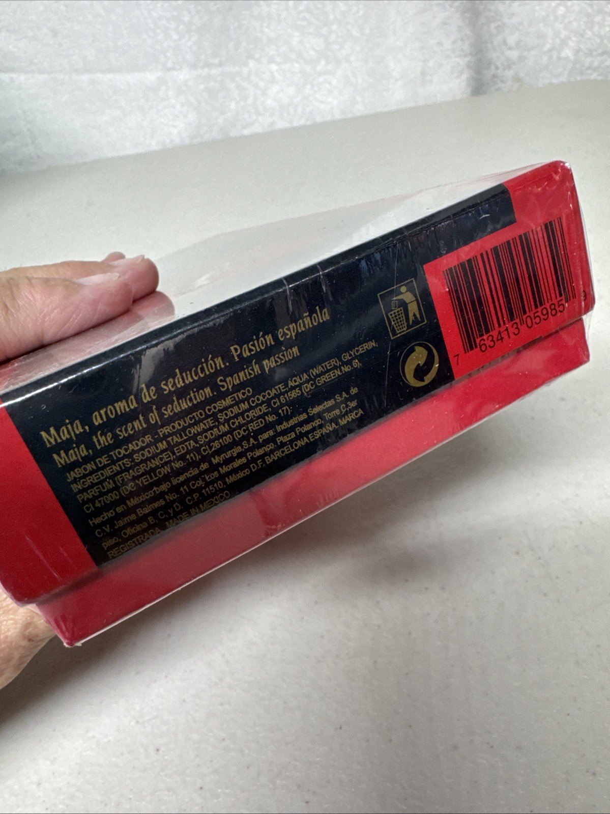 Maja Myrurgia Jabon Round Soap Set of 3 x 4.9 oz Scent of Seduction Sealed U20