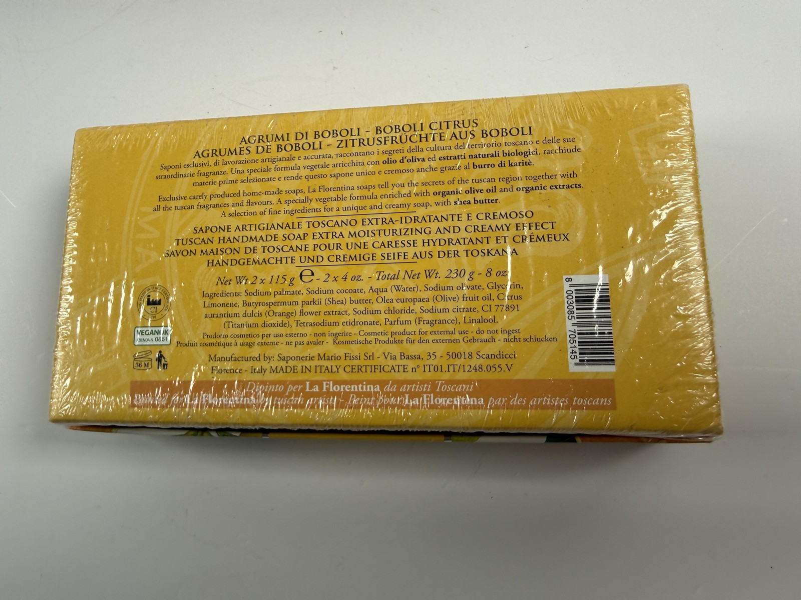 La Florentina Roger & Gallet Soap Set Boboli Citrus Rose Multipack New Italy 2