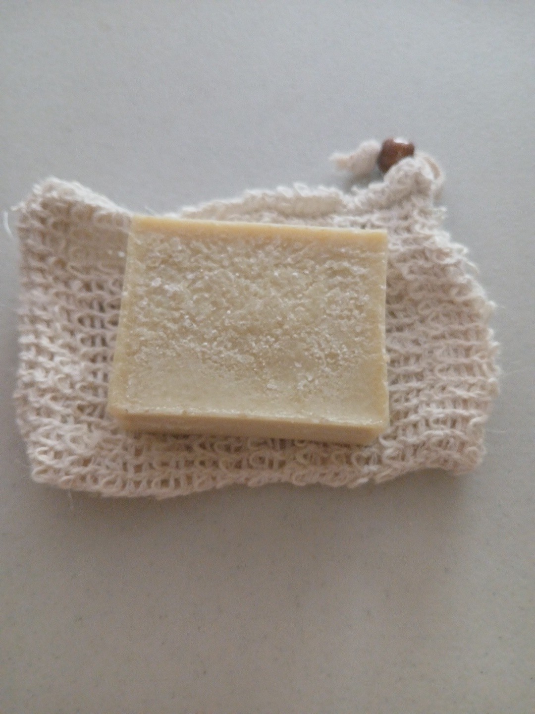 NEW Handmade Allepo Style Soap-3.0+ Oz-Unscented-Wave Design-2 15/16″X2 1/8″X 1″