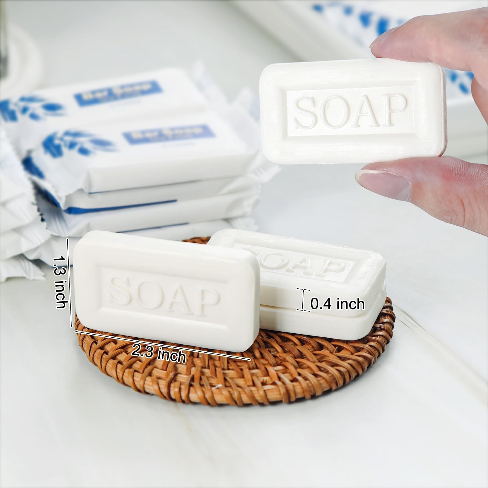 Mini Soap Bars Bulk Individually Wrapped Bulk Bar Soap 0.7oz Travel Soap Smal…