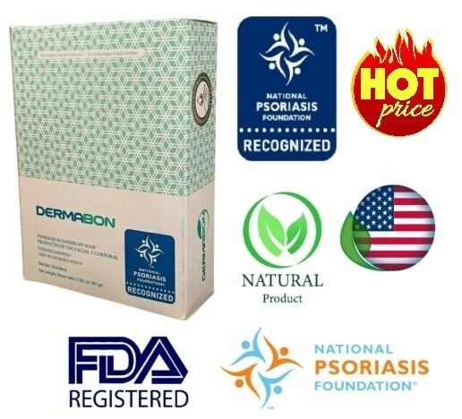 Psoriasis, Seborrheic Dermatitis and Dandruff Soap Dermabon FREE SHIPPING