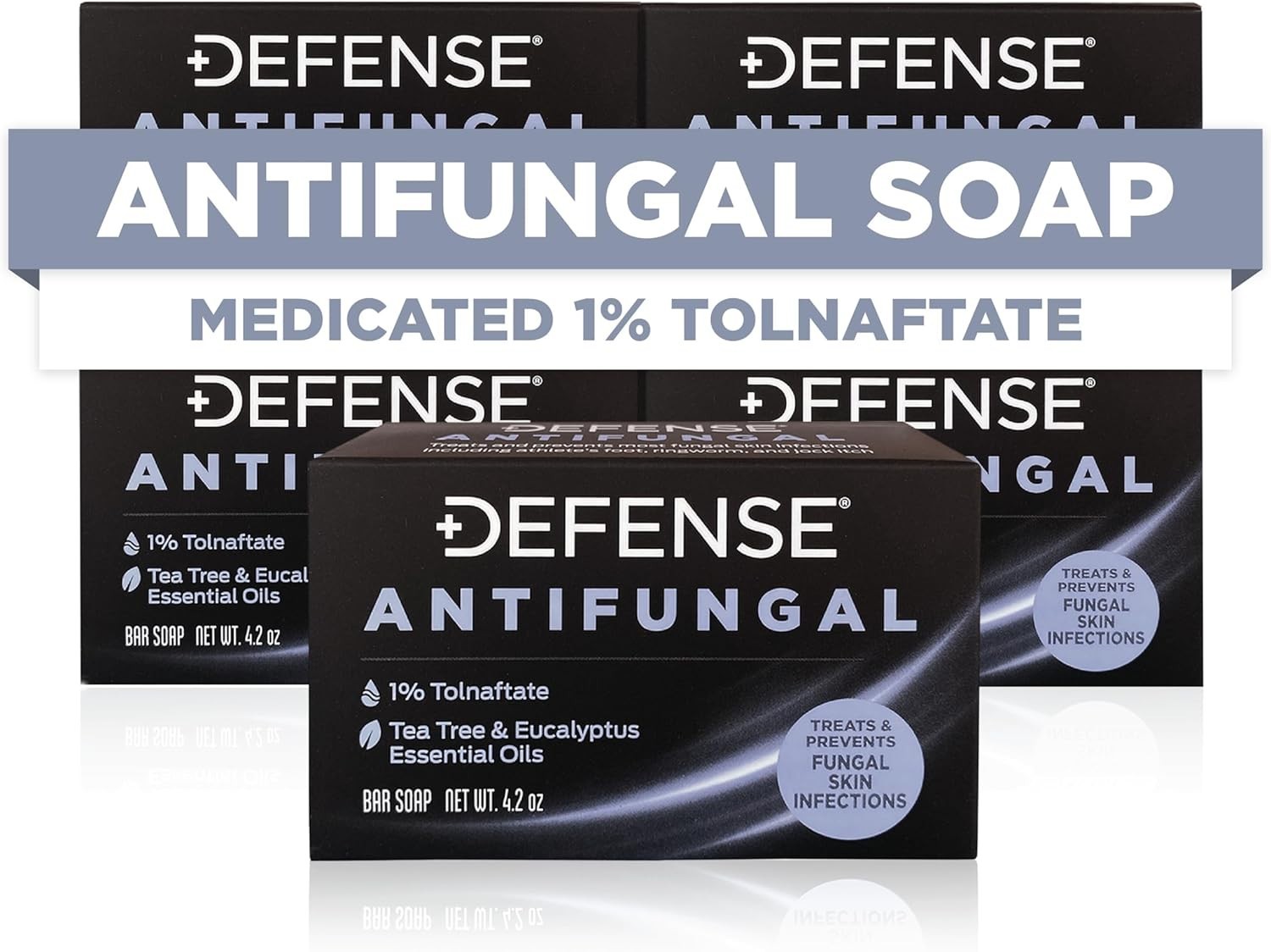 Defense Antifungal Bar Soap 5-Pack