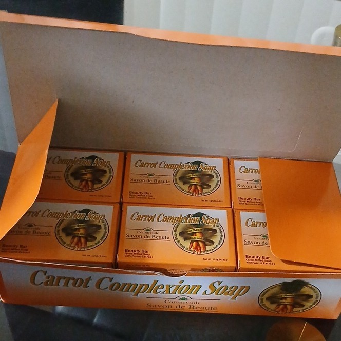 Countryside Savon de Beaute Carrot Complexion Soap Beauty Bar 4.4oz Multipack