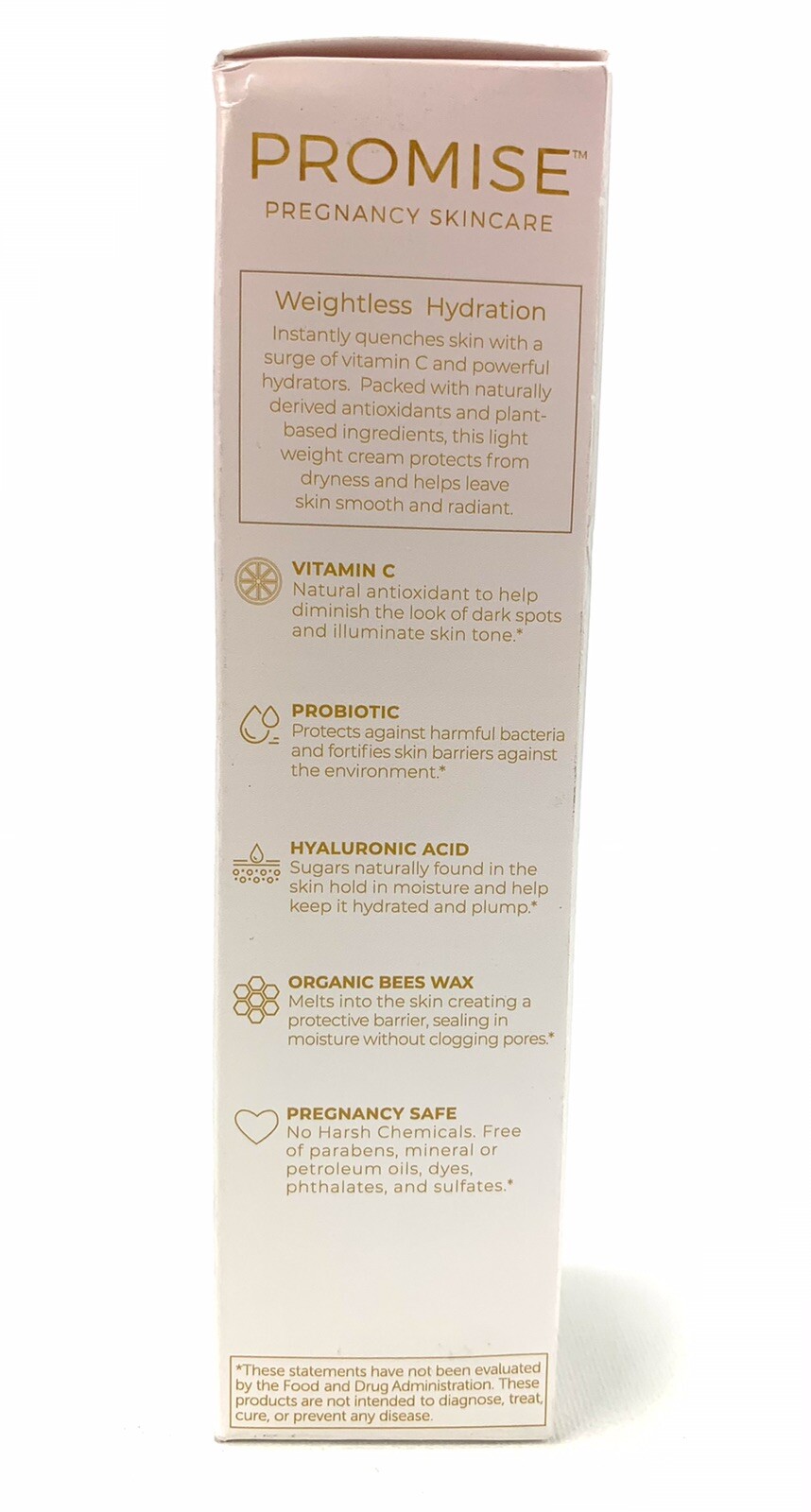 Biotegrity Promise Pregnancy Skincare Radiant Glow Vegan Face Cream 3.0Fl Oz NWT