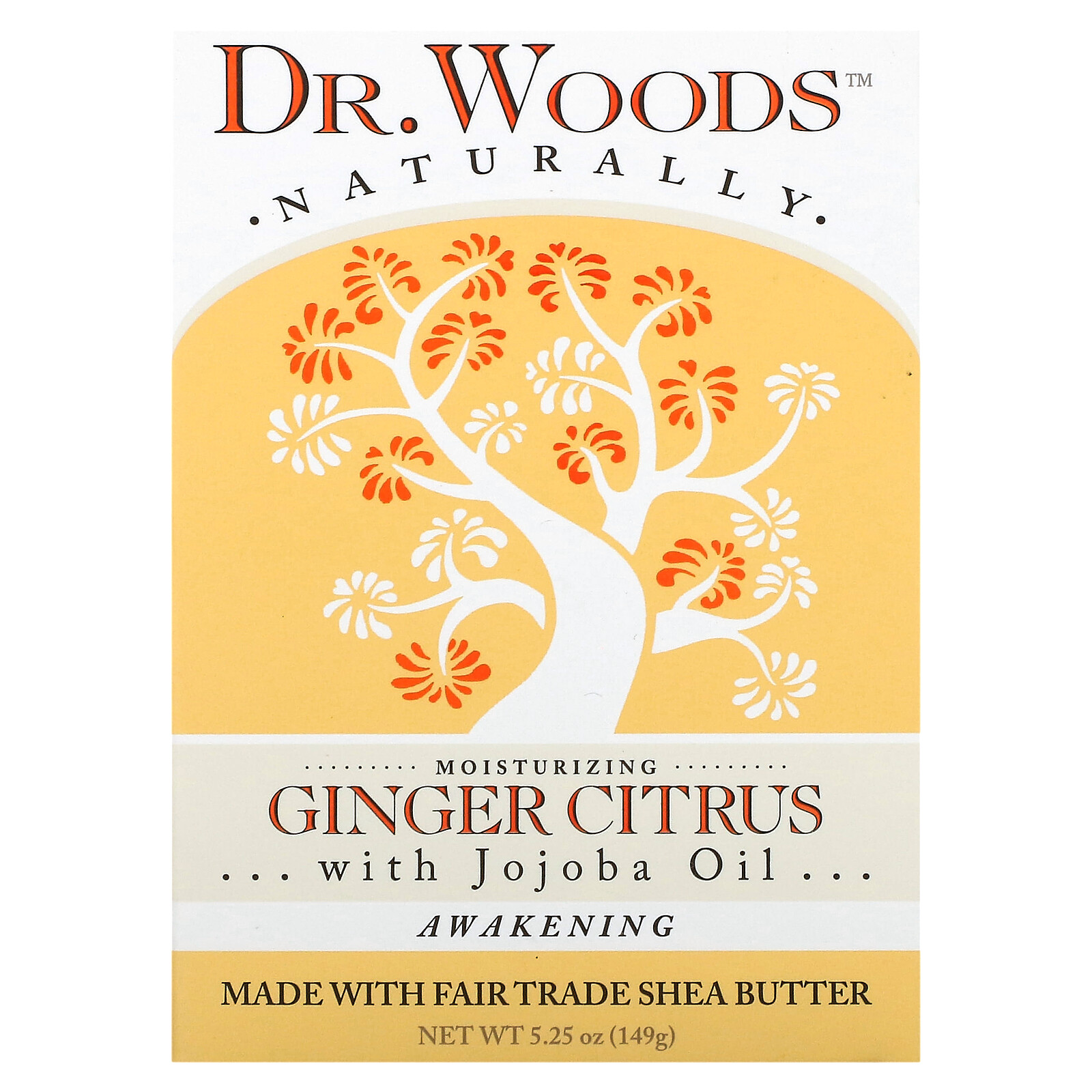 Bar Soap, Ginger Citrus, 5.25 oz (149 g)