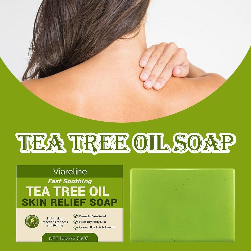 1/2/3X Relief Soap Bar, Loravey Tea Tree Oil Soap,Organic Soaps for Healthy Epid