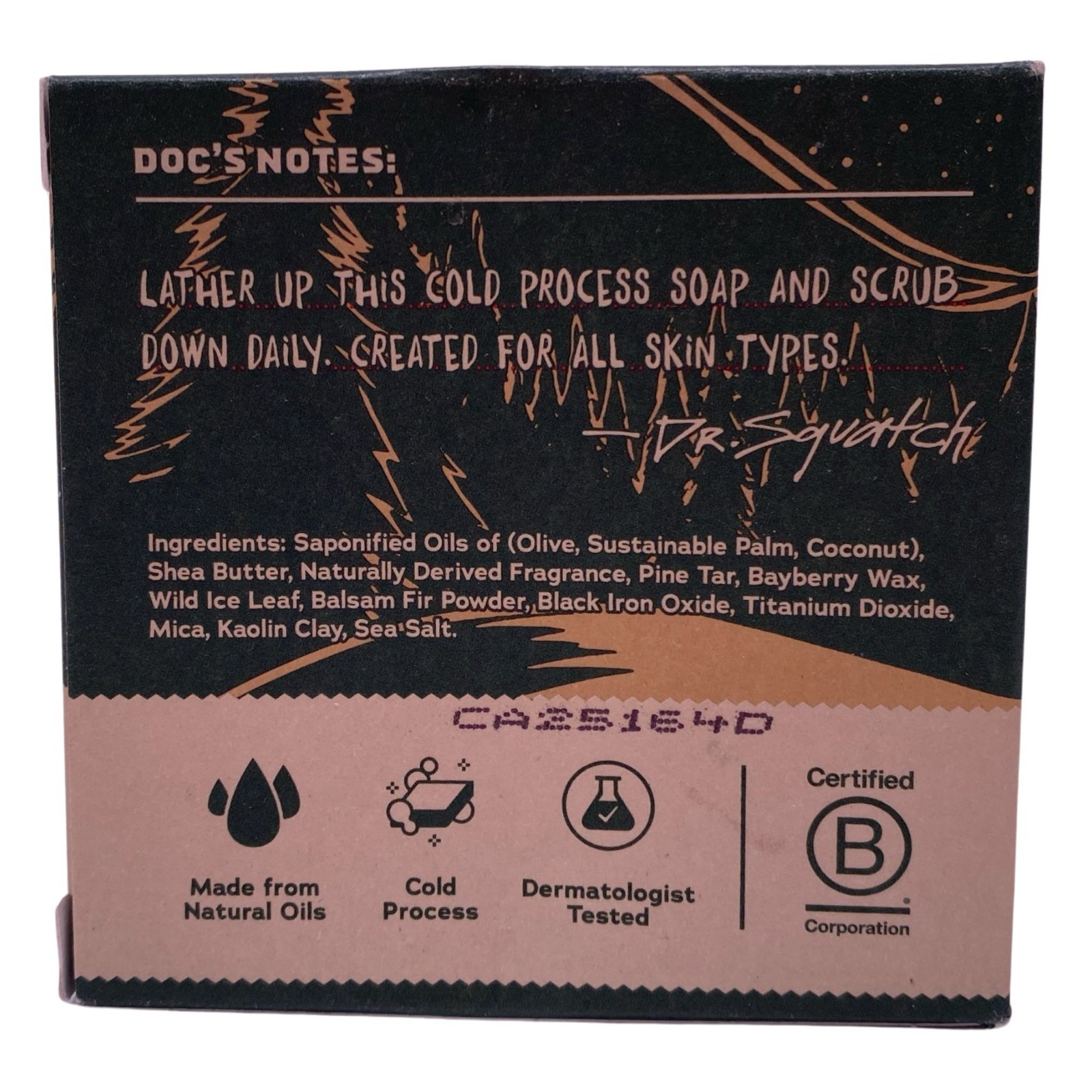 Dr Squatch Snowy Pine Tar Soap 5 oz 3 Pack Limited Edition Men’s Natural Soap