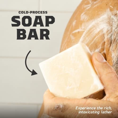 Natural Men’s Bar Soap – Cold Process Body Soap with Essential Oils – 3-Pack (5