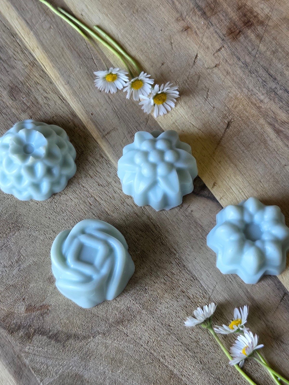 Eliz Lyn Homemade Natural Mini Soaps Baby Blue Shea Butter Ginger & Citrus Scent