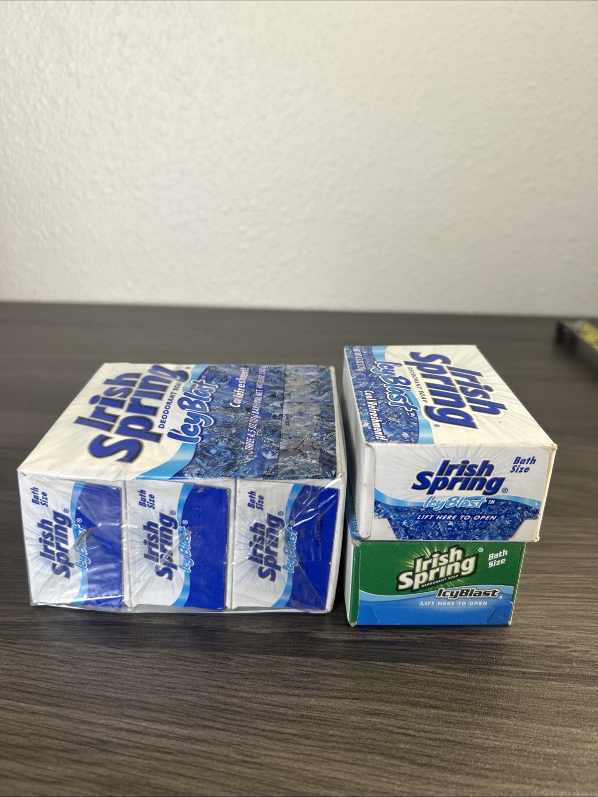 Irish Spring Soap Lot 5 Bars Icy Blast + Original NOS Vintage USA Mixed Lot NEW