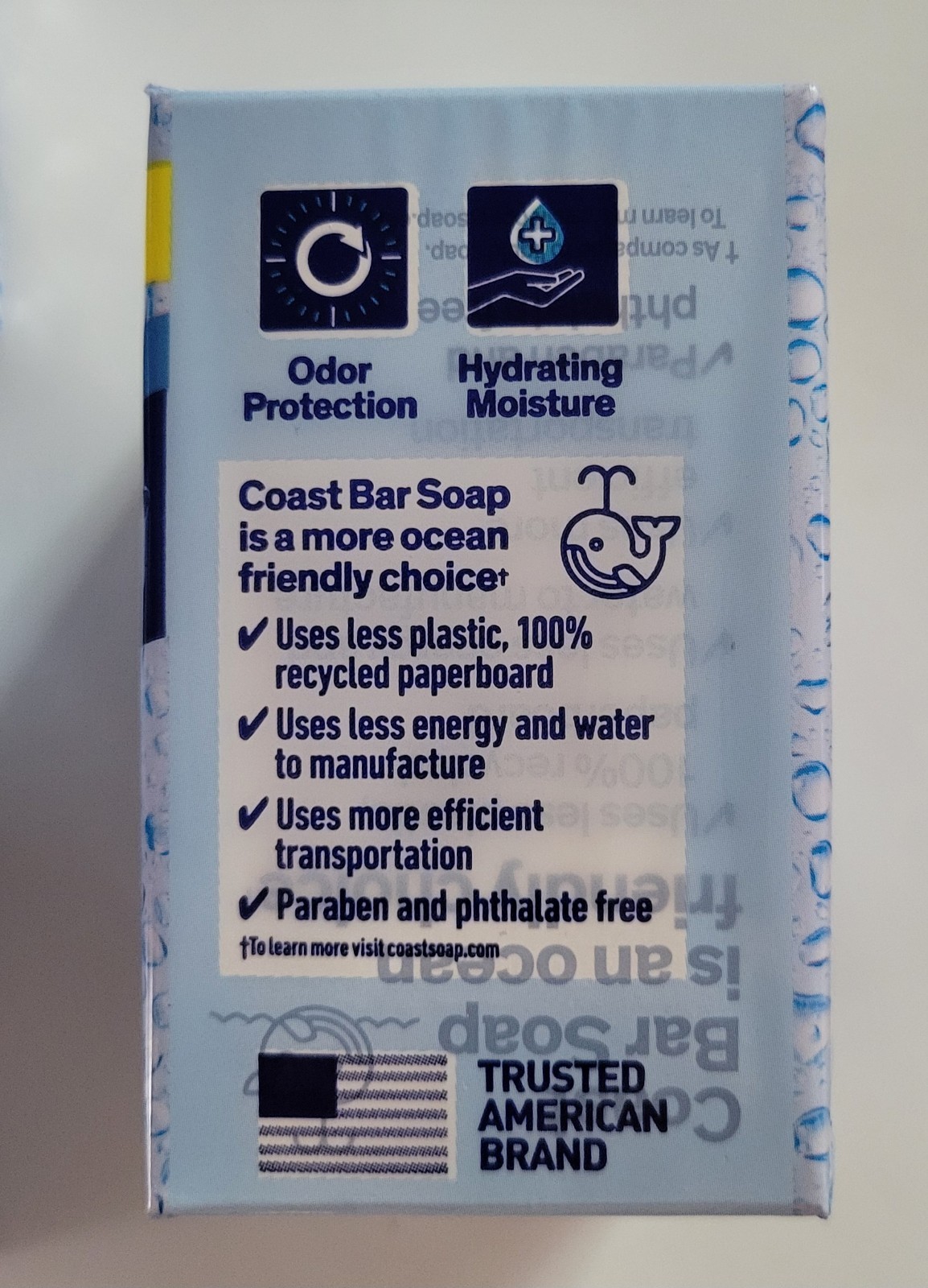 COAST Deodorant Soap BAR | Fresh Scent 4.12 OZ Each 28% more (8 Bars Total)