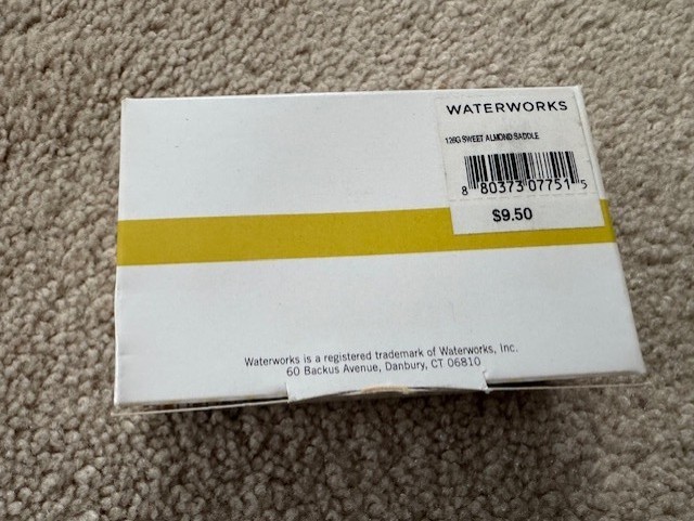 RARE Waterworks Apothecary Bar Soap Sweet Almond 125g / 4.4oz