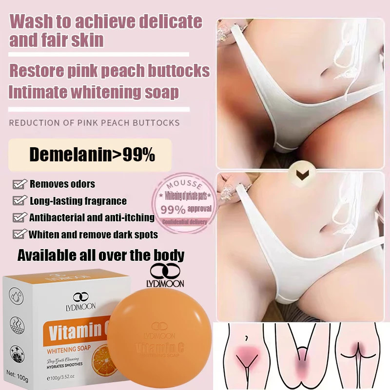 Vitamin C Whitening Soap Removal Exfoliating Sunburn Moisturizing Cleansing