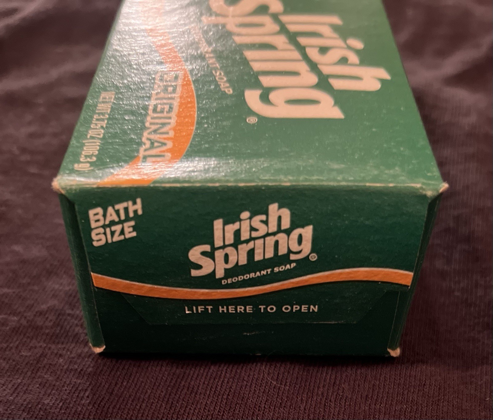 Lot of 2 Vintage IRISH SPRING Deodorant Bath Size Soap 5 oz Bar Skin Conditioner