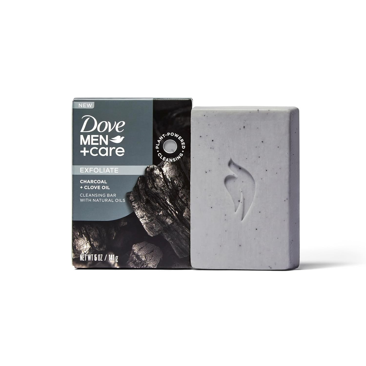 Dove Men Care Charcoal Clove Oil Cleansing Bar 4 Ounce Pack of 4