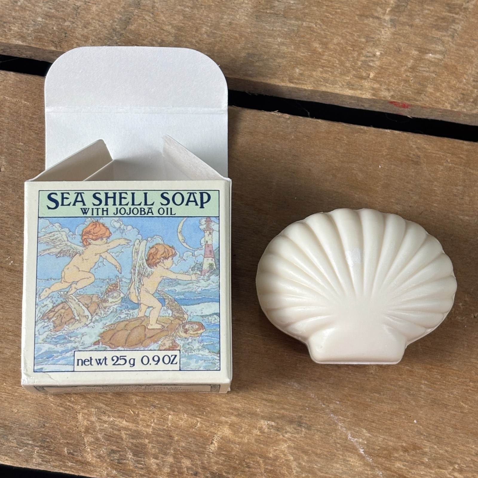 Vintage CRABTREE & EVELYN Sea Shell Soap With Jojoba Oil 25g / 0.9oz