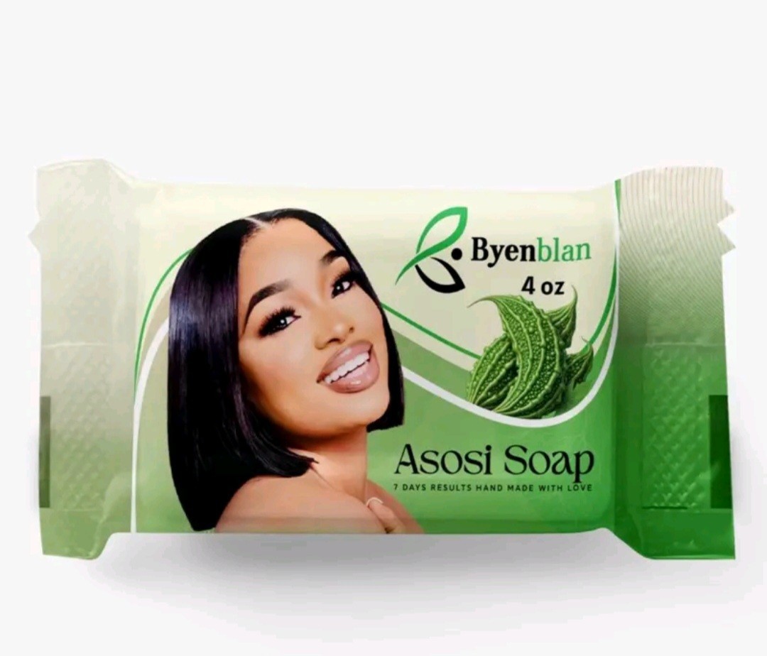 Byenblan Asosi Soap Bar 4 oz Green Body Soap for Women Body Area