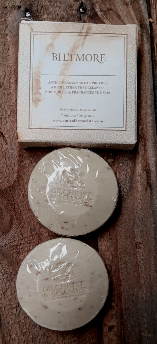 Gilchrist Soames Lot of 3 Travel size Oatmeal & Verbena, Citrus & Cedar Soaps