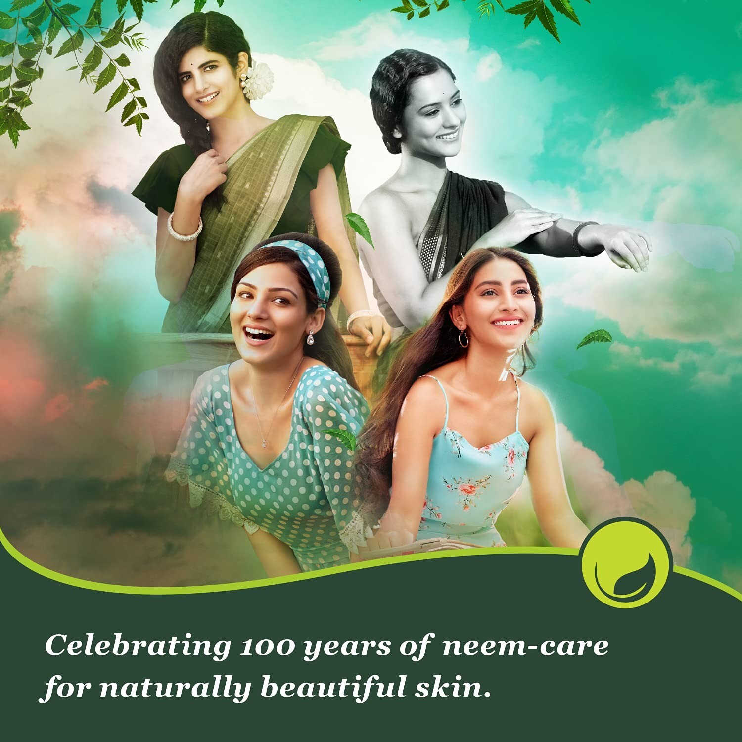 Margo Original Neem Soap With Goodness of Neem Leaves Infused Vitamin E- Pack 8