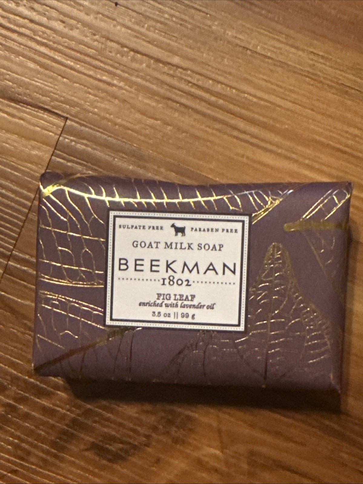 Beekmam 1802 Goat Milk Soap Fig Leaf 3.5 Ounces