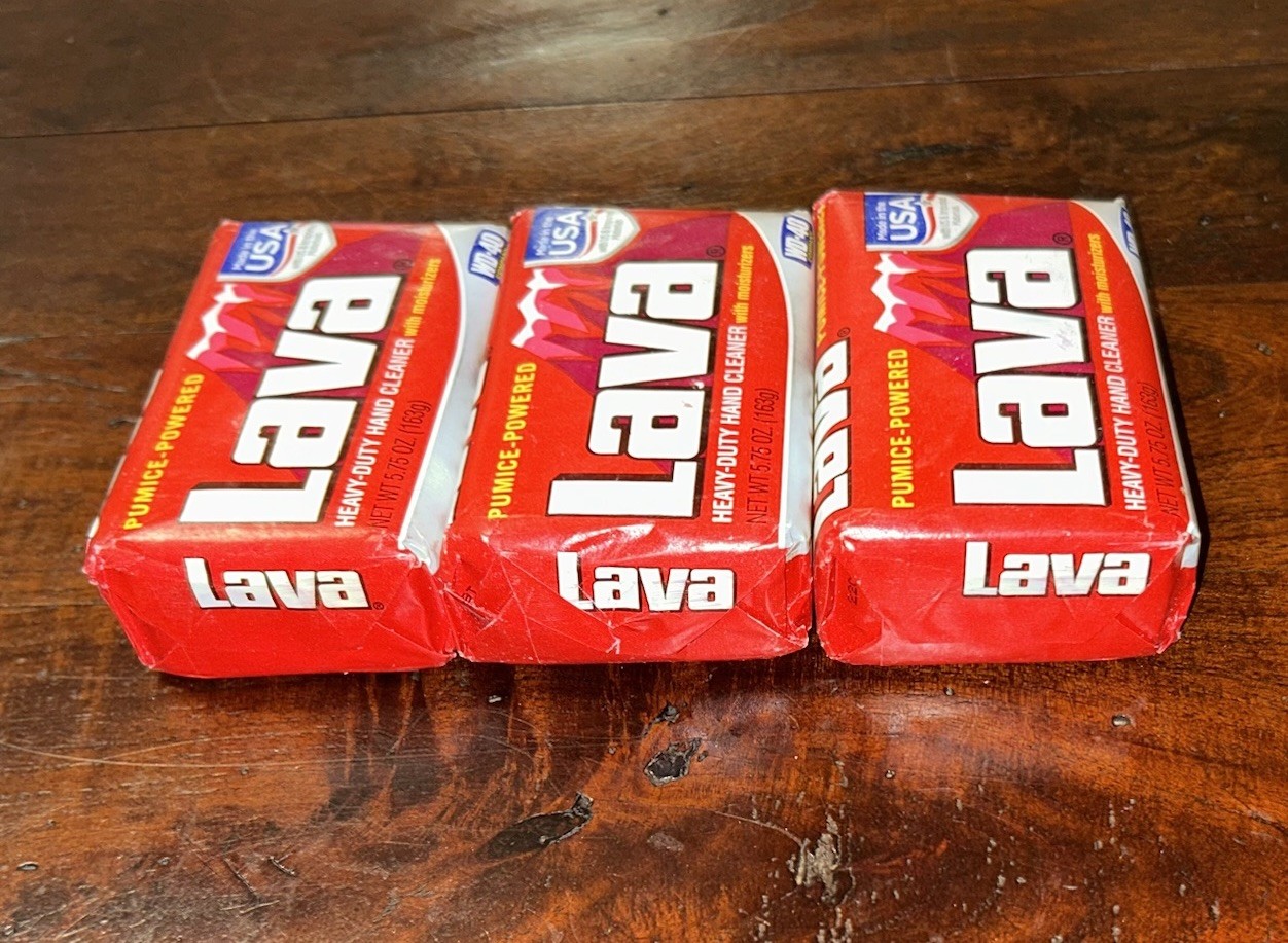 (3) Lava Soap Heavy-Duty Hand Cleaner pumice powered 5.75 oz Bar (Lot of 3)