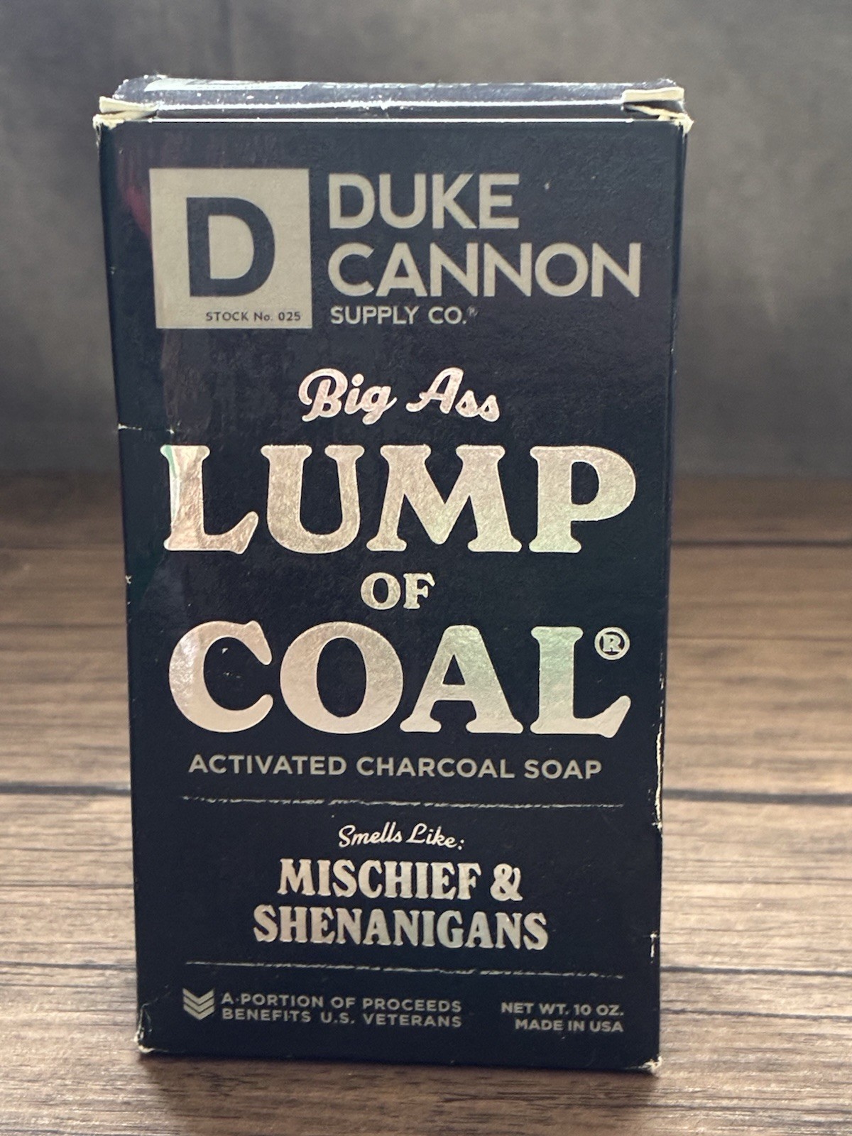Duke Cannon Supply Co. Lump of Coal Big Ass Brick Bar Soap 10 oz