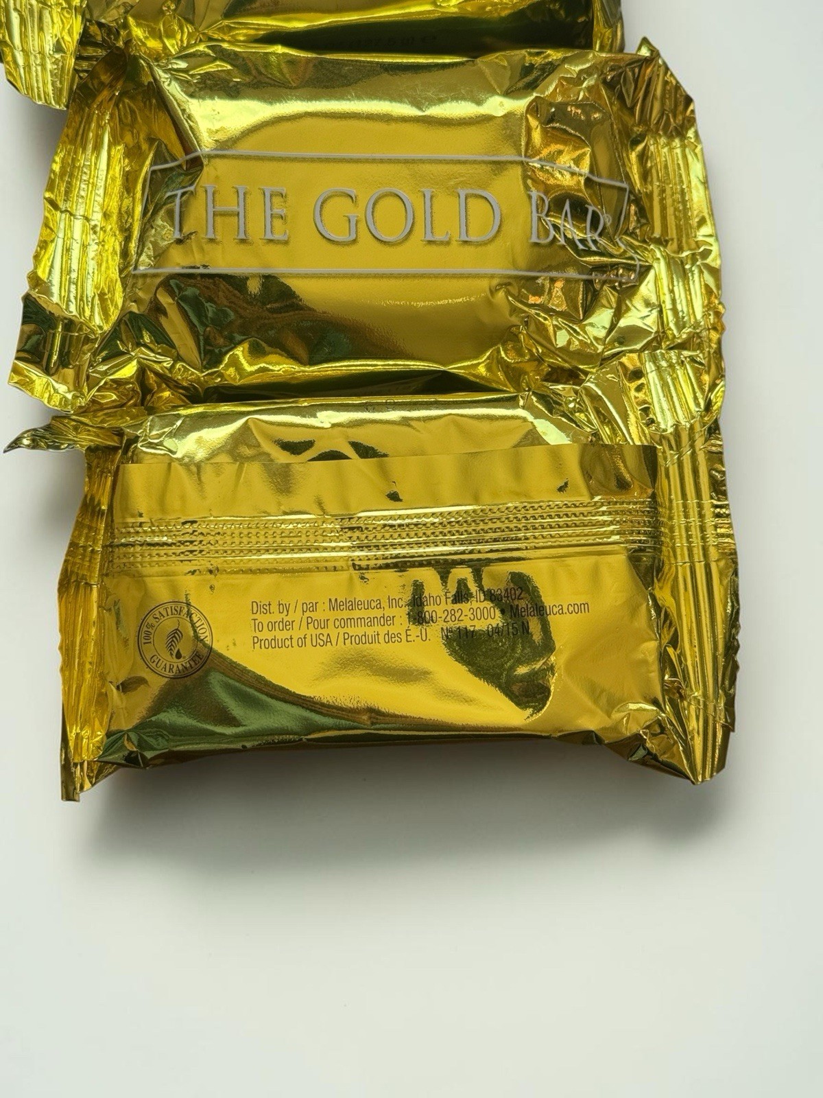 Lot Of 3 Melaleuca THE GOLD BAR Sap 4.5oz Each NEW/SEALED Set Of 3