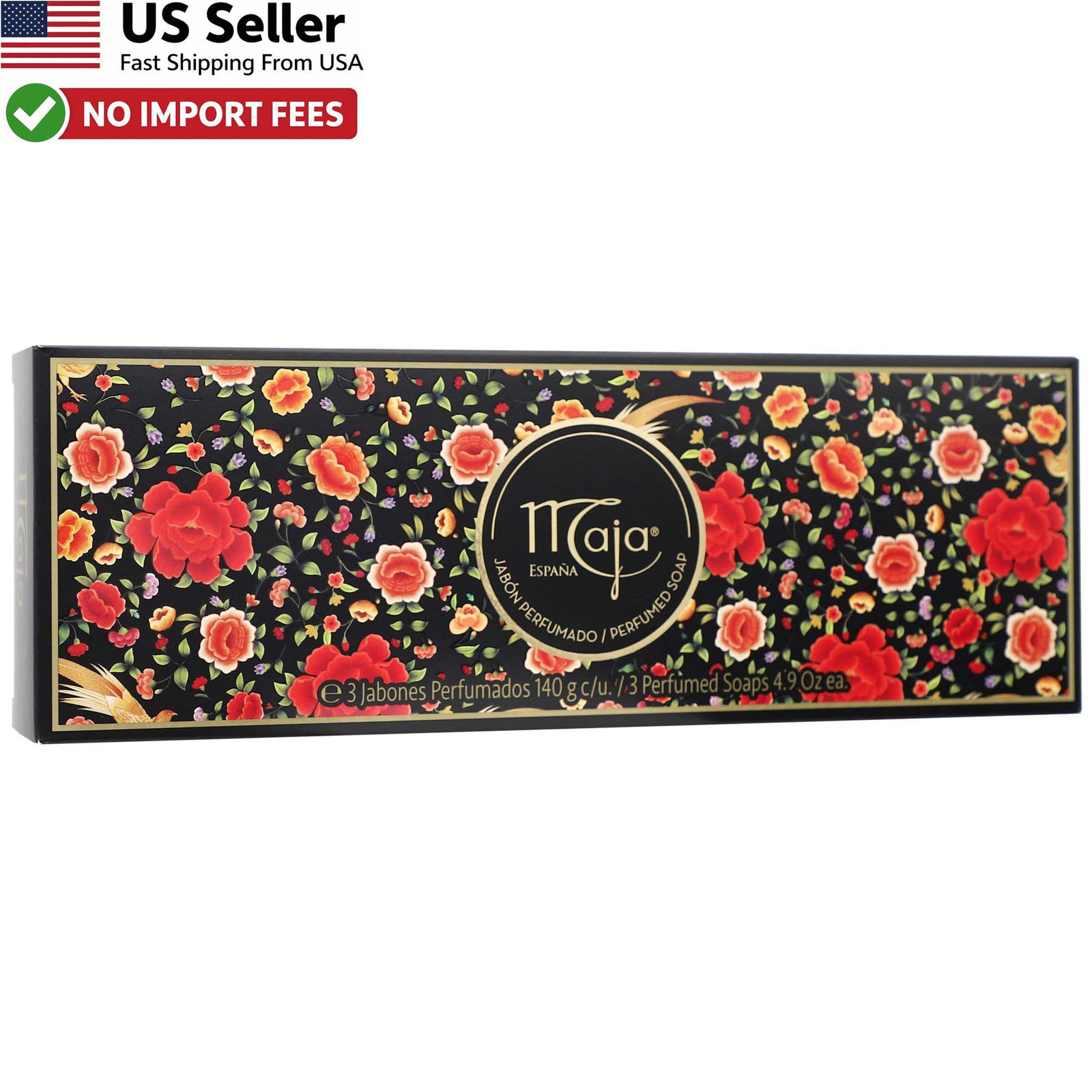 Maja Soaps Classic Luxury Scented Soap 4.9 Oz 140g Set of 3 New Sealed FROM USA