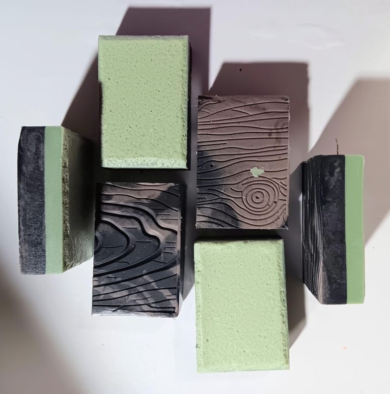 Cedarwood Charcoal Soap for Men | Goat Milk Face & Body Bar with Rosemary