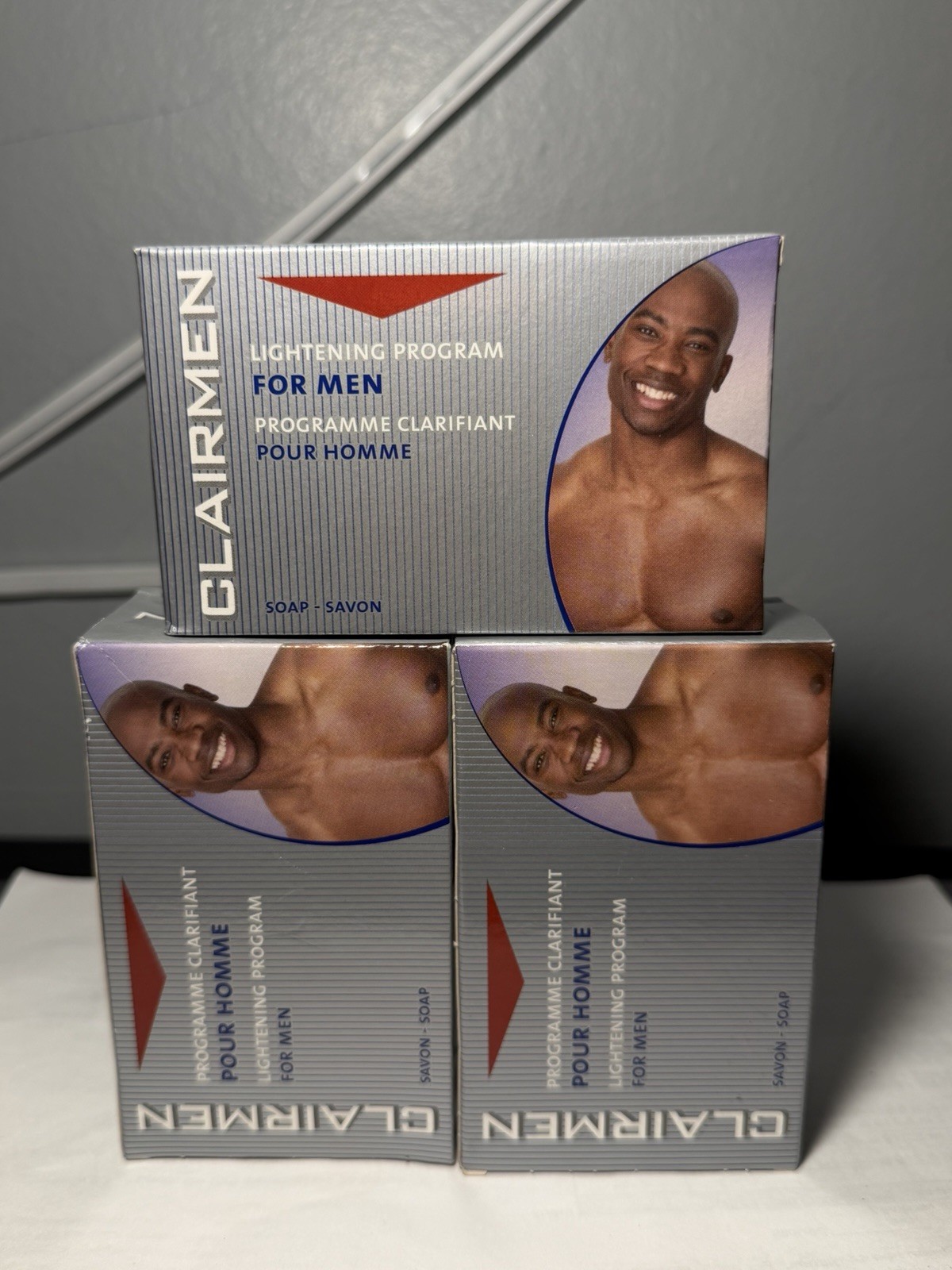 CLAIRMEN Lightening Soap 3-Pack, 180g Each