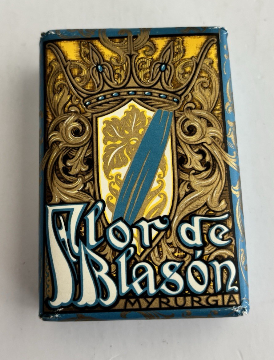 Vintage Myrurgia Maja Flor de Blason Soap Lot Spain Jabon Fan Boxed Vanity
