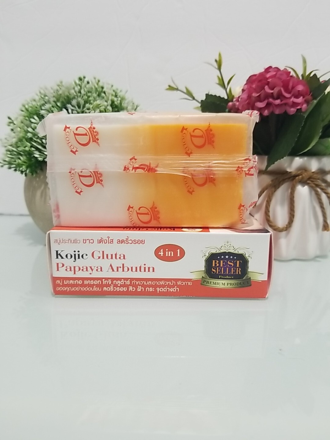 3X Kojic white Gluta Papaya Arbutin 7days White Soap 160g 4 in 1 Free Shipping