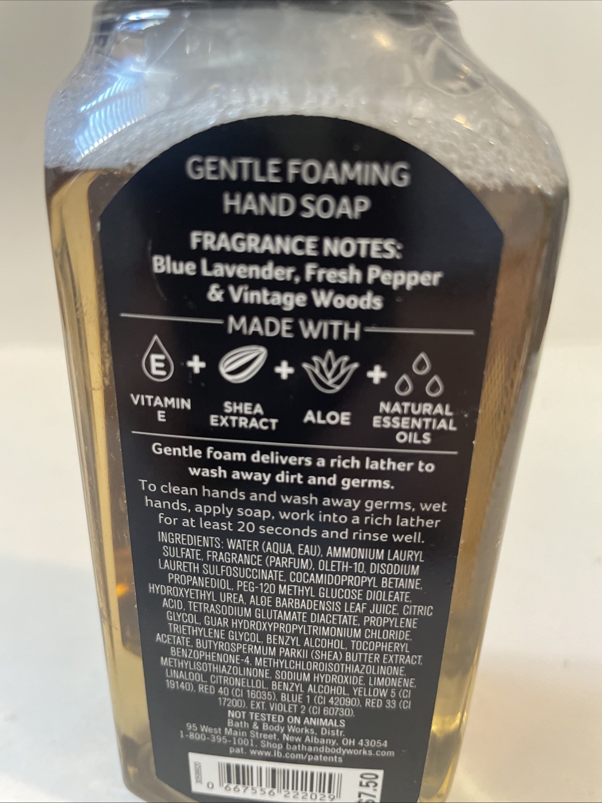 Bath & Body Works Men’s Collection Gentle Foaming Hand Soap VINTAGE 8.75 Fl Oz