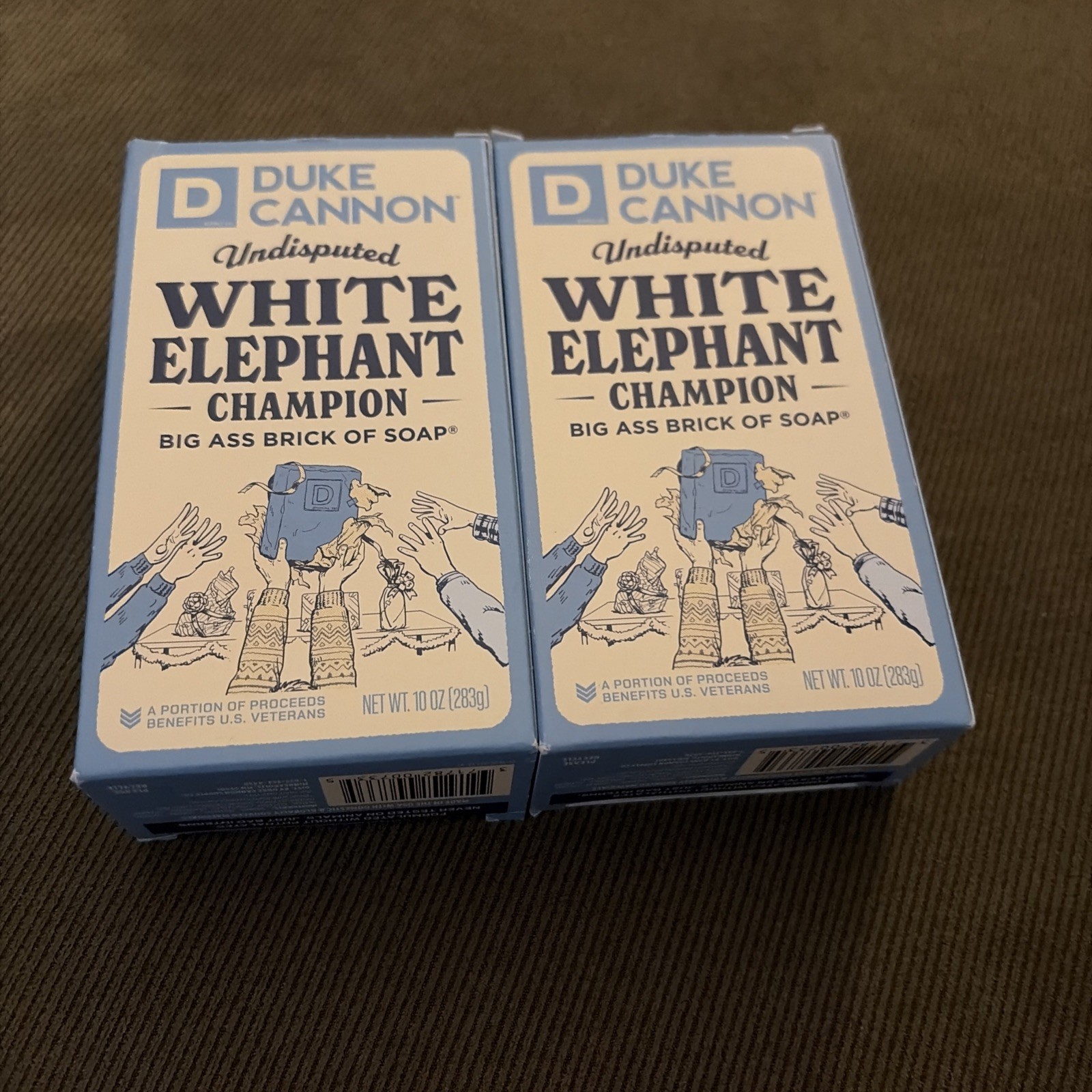 ( 2 ) Duke Cannon Supply Co. White Elephant Bar Soap – 10oz