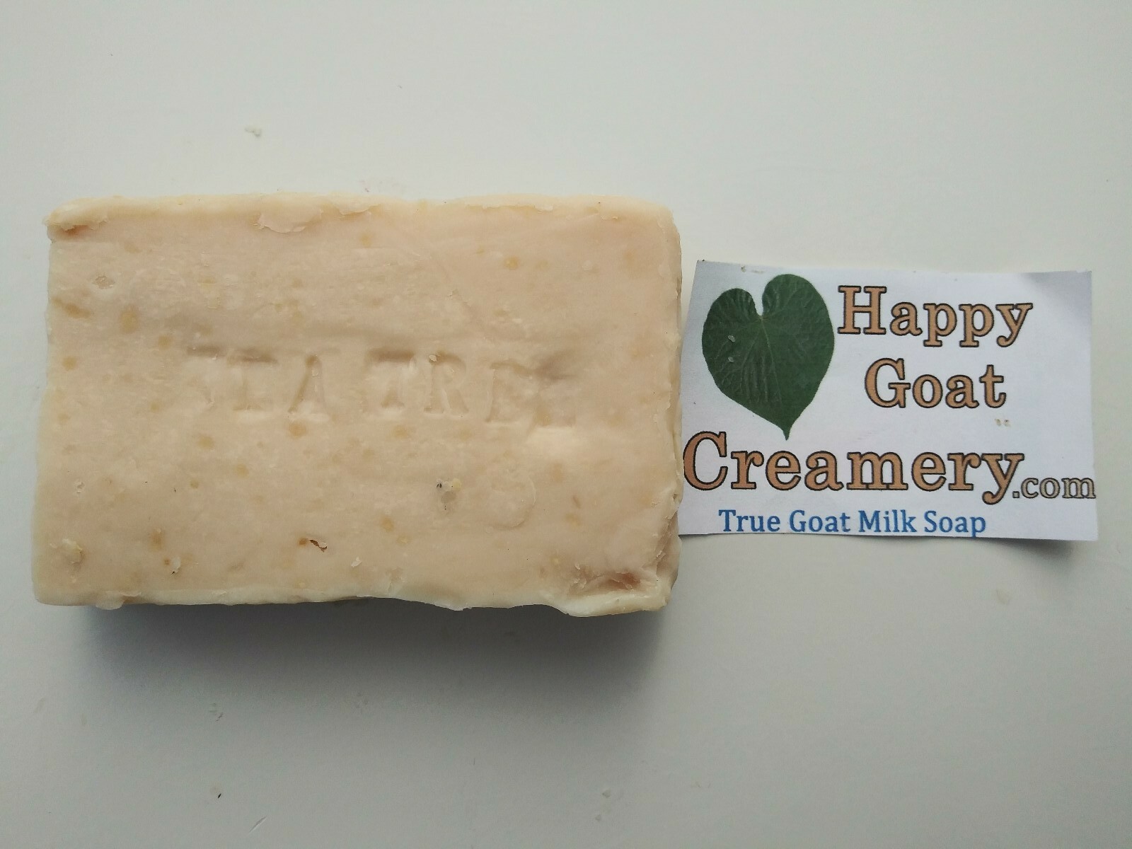 5 BARS CHAMOMILE PATCHOULI FRANKINCENSE MYRRH GOAT MILK SOAP HAPPY GOAT CREAMERY