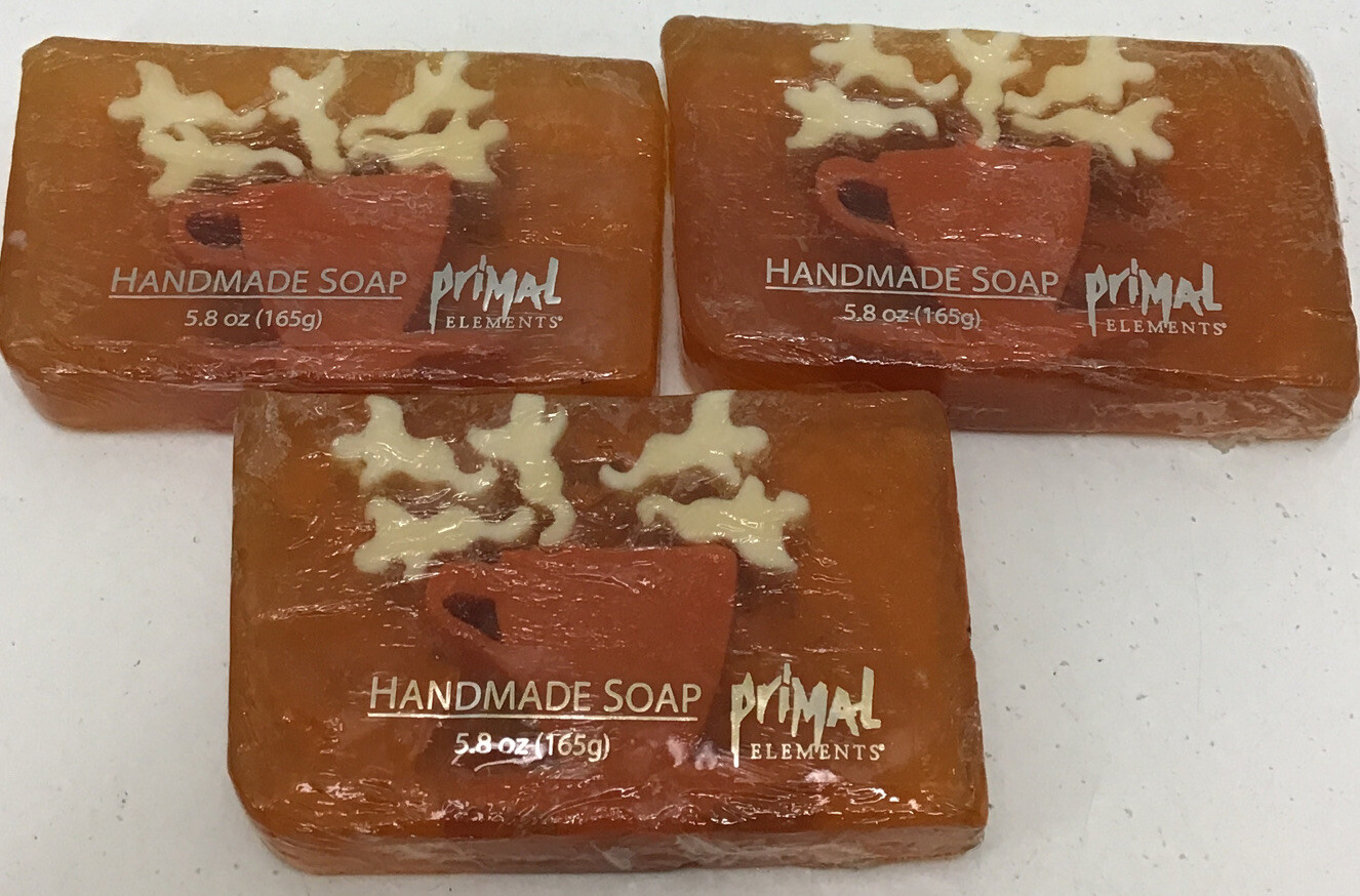 Primal Elements 3 Handmade Soap PSL, 5.8 Oz / 165g