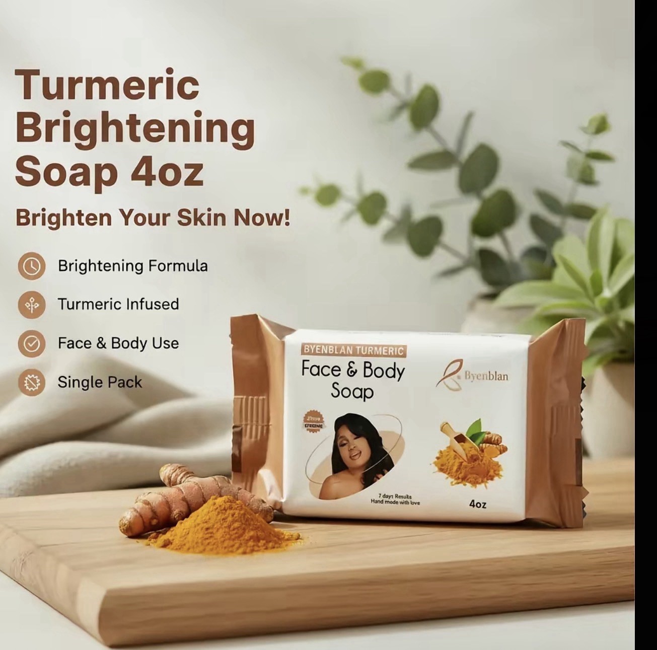 Byenblan Turmeric Face &body