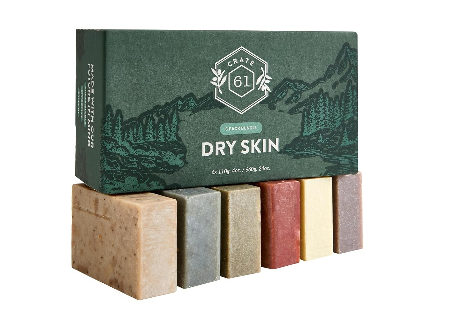 Eco-Friendly Plant Based Soap Bars – Pack of 6