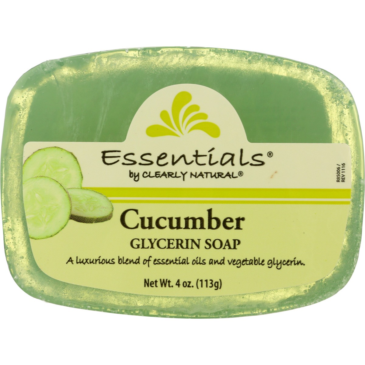 Clearly Natural Essentials Cucumber Glycerin Bar Soap 4 Oz 3 Pack
