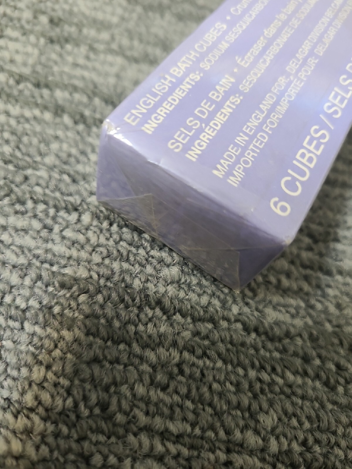 Delagar Vtg Pack English Bath Cubes Rose Lilac Lavender Gardenia Pansy Lily