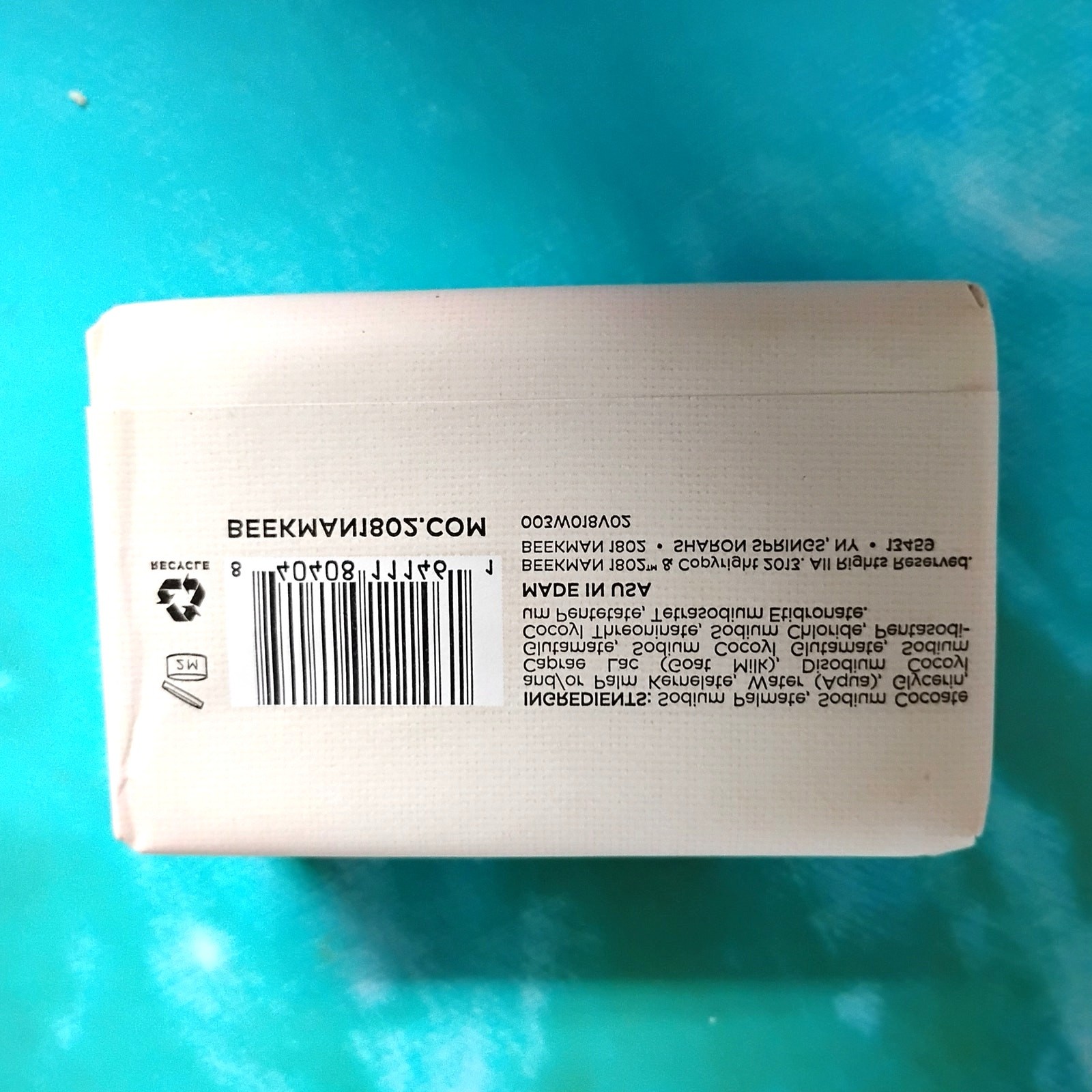 Beekman 1802 Pure Goat Milk Bar Soap 9 Oz Fragrance Free Sulfate Paraben Free,
