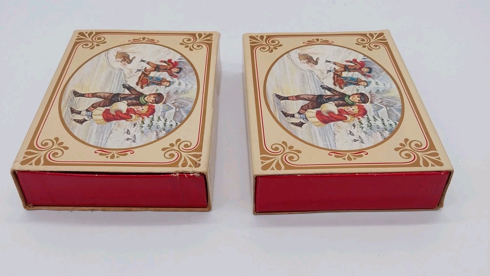 Lot Of 2 Packs AVON 3 Oz Winter Frolics Decorative Fragranced Bars Of Soap Vtg
