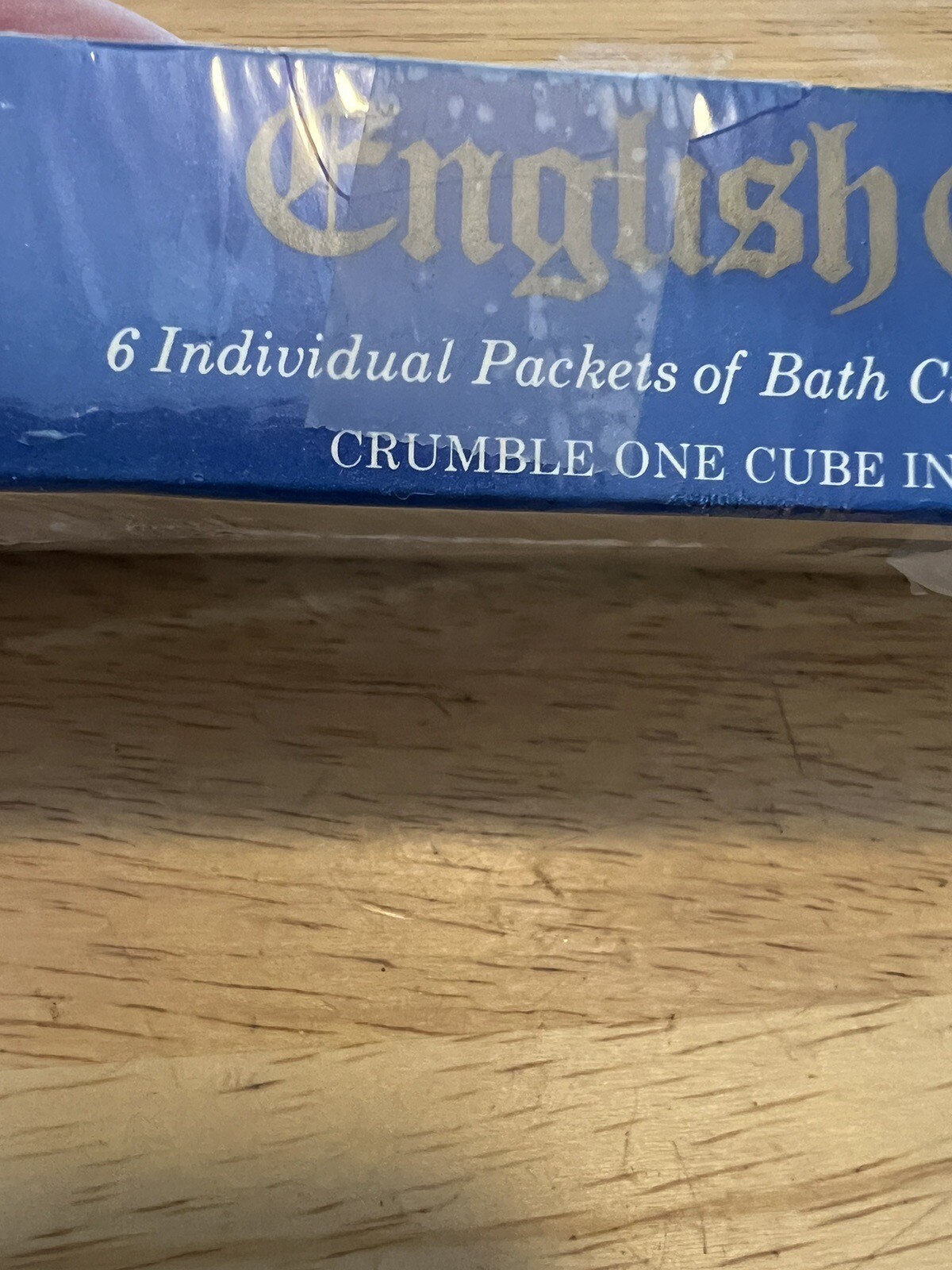 VTG ENGLISH GARDEN BATH FRAGRANCE CUBES NOP MADE IN ENGLAND See Description