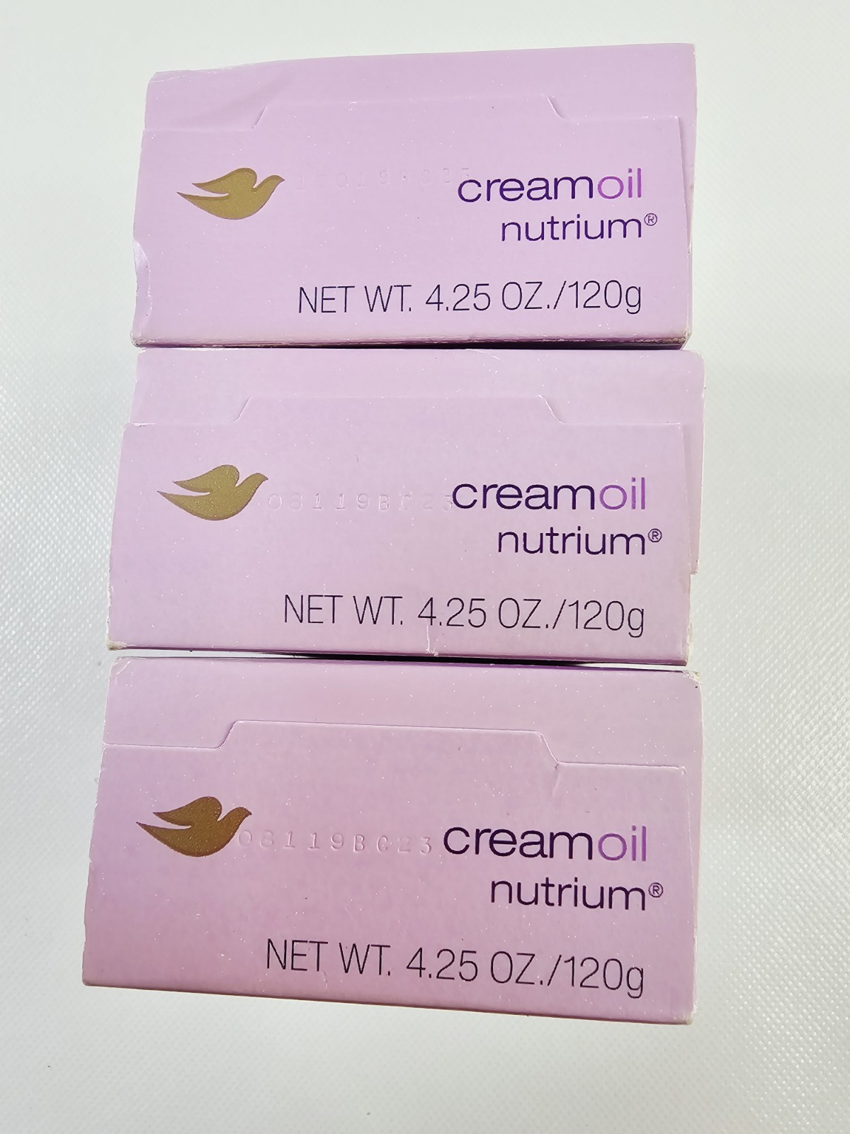 3 Pack Dove Creamoil Nutrium Beauty Bar 4.24 oz Bars New in Package