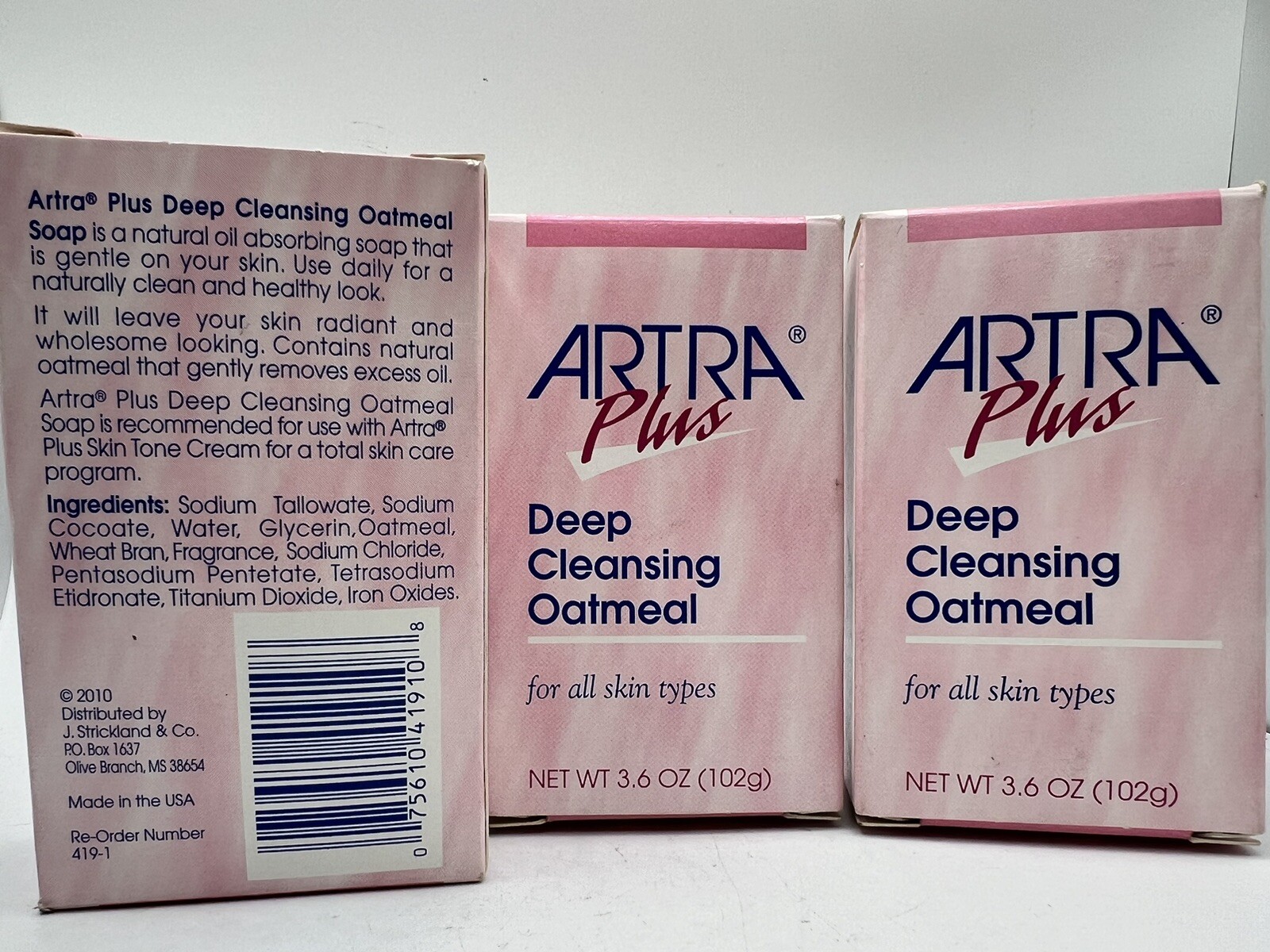 Artra Plus Deep Cleansing Oatmeal Soap 3.6 Oz. Each – Pack Of 3