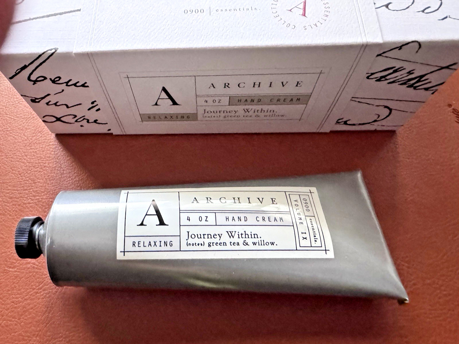 Archive Journey Within Hydrating Hand Cream Green Tea & Willow 4oz New in Box