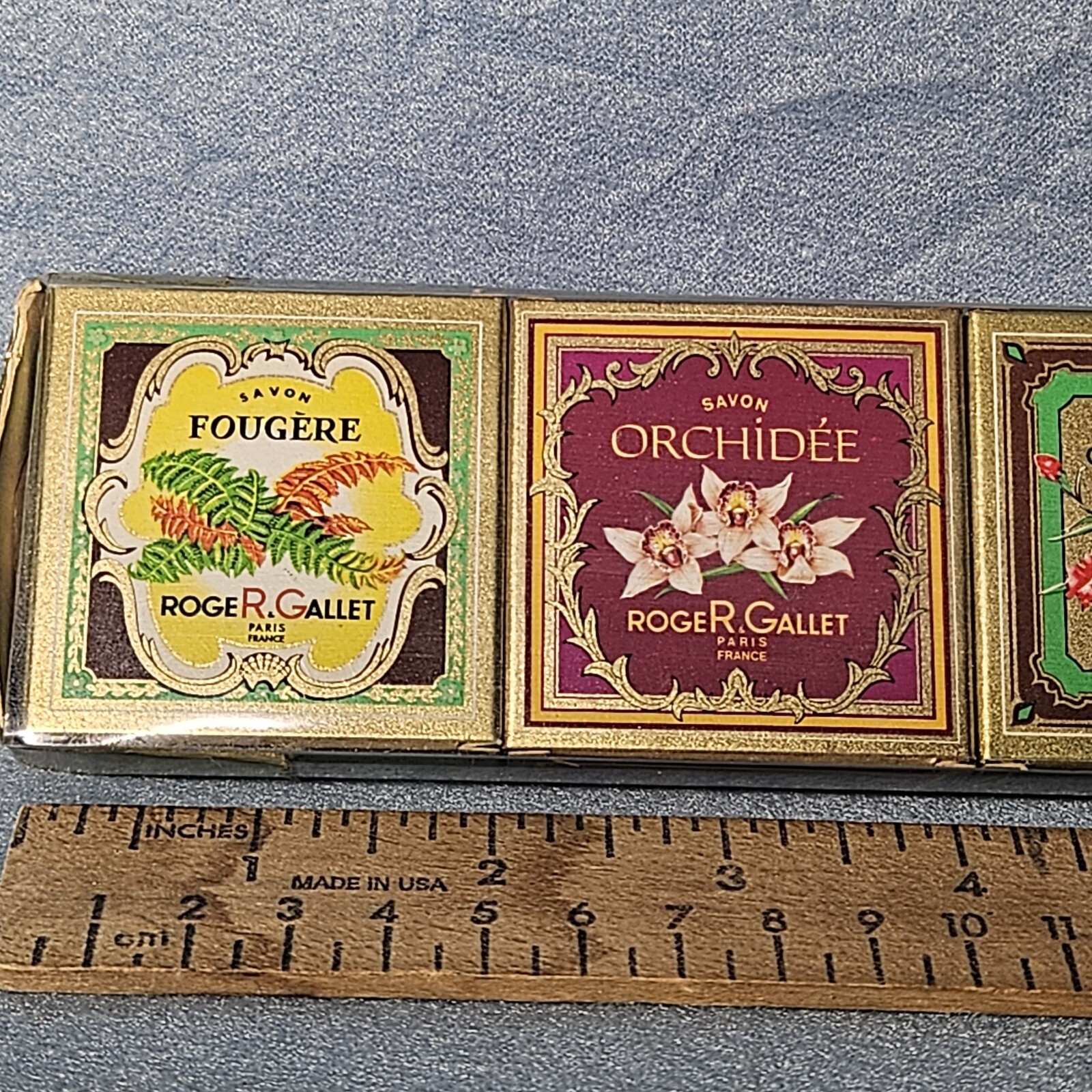 Roger Gallet Soap Paris Savons Parfumes Pour Le Weekend Voyage 6 Soaps Vintage