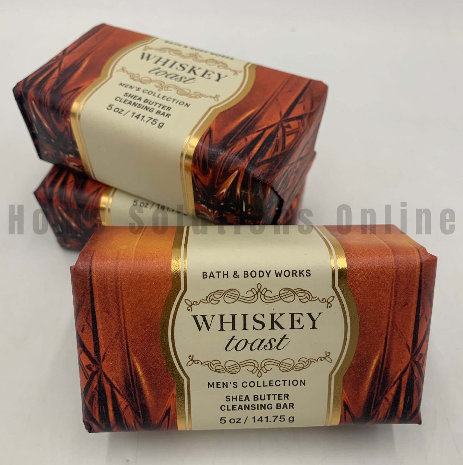 Bath & Body Works Men’s Collection Toast Soap Cleansing Bar S/3 #A2128